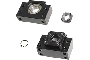 CNCYEAH BK12 BF12 Fixed Floated Ball Screw 1 Set for SFU1605 End Supports Bearing Mounts for CNC Machine Parts