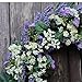 The Wreath Depot Bishops Lace Spring Front Door Wreath 24 inch, Full Spring Wreath Designed in USA, Beautiful White Gift Box, Handcrafted Summer Wreath