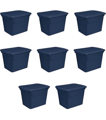 Amazon.com - Sterilite 18 Gal Latching Tuff1 Storage Tote