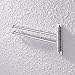 KES Bathroom Swing Arm Towel Bar 2-Arm Wall Mount Swing Out Towel Shelf Polished SUS304 Stainless Steel, A2102S2
