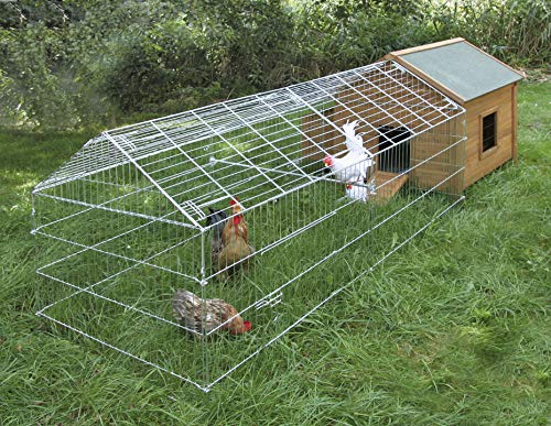 Freilaufgehege, verzinkt, mit Sonnenschutz, 220x103x103cm – Bild 5
