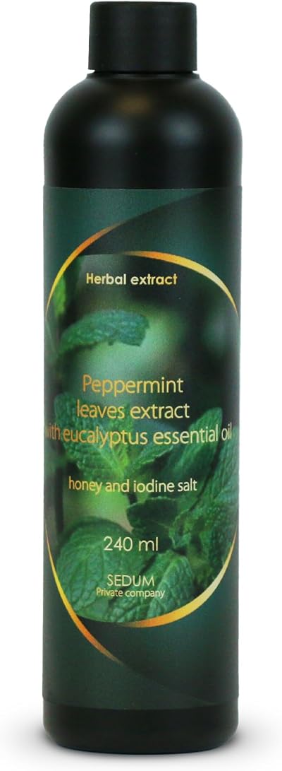 Sedum Herbal Extract for Sauna & Massage - Peppermint & Eucalyptus 240ml