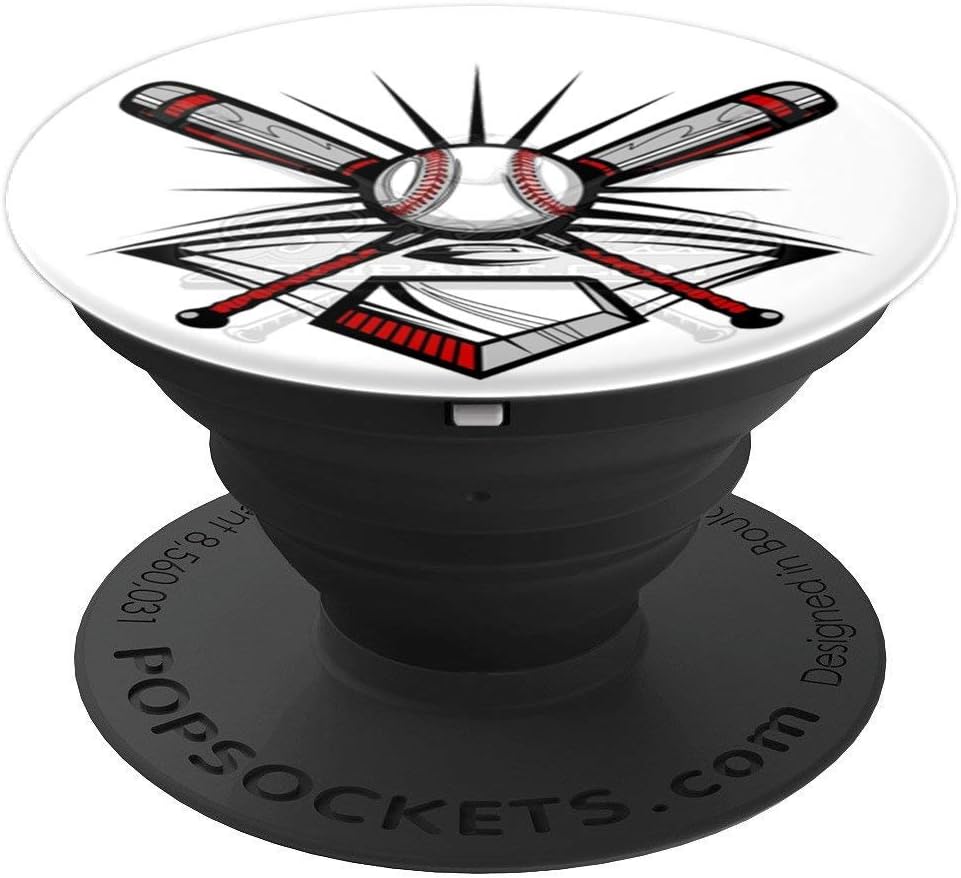 Cool Boys Phone Holder Designs Black White Baseball Sports