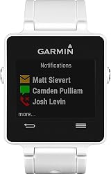 Garmin Vivoactive GPS Smart Watch White Sports Apps Heart Rate Monitor view 1