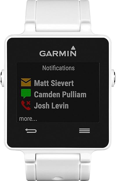 Garmin Vivoactive GPS Smart Watch White Sports Apps Heart Rate Monitor