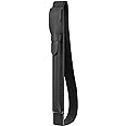 Fintie Pen Holder with USB Adapter Pocket for Apple Pencil Pro, Apple Pencil (USB-C / 1st / 2nd Generation), Elastic Vegan Leather Sleeve Pouch Compatible with iPad Case, Black