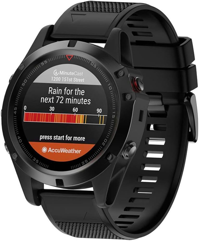 Dxlta Banda de Reloj de Silicona Suave para Garmin Fenix 5X ...