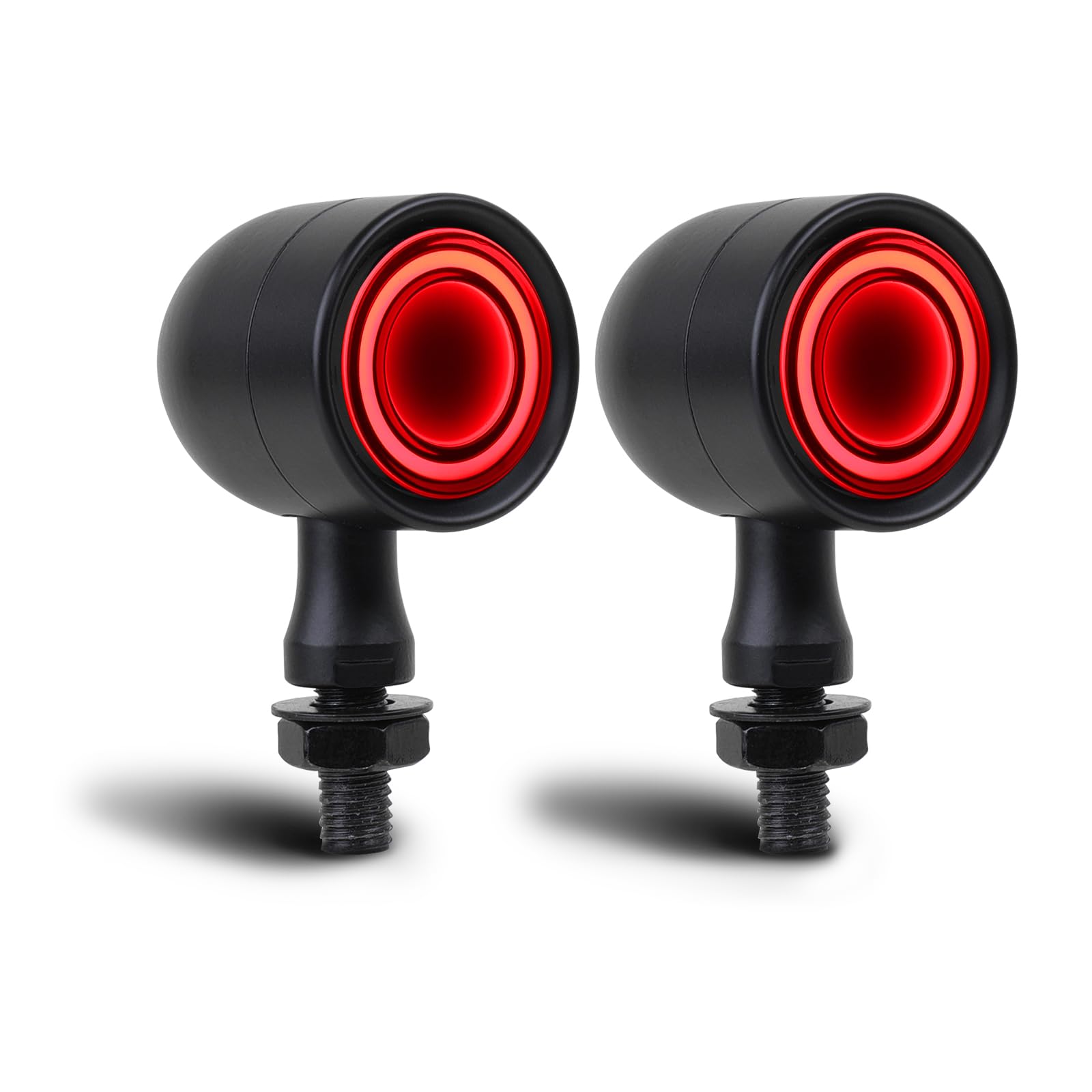 Photo 1 of DREAMIZER Motorcycle Led Turn Signal Lights 2pcs,Bullet Blinker Motorcycle Front Rear Brake Light Universal Compatible with Harley Honda Suzuki Triumph Yamaha Bobber Cafe Racer Chopper