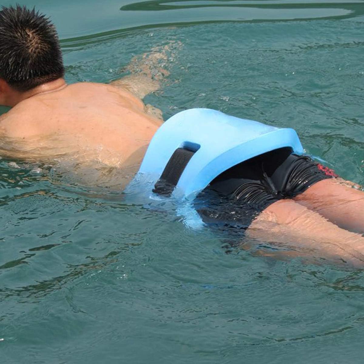 Bowanadacles Back-Floating Swimming Belt EVA Foam Swimming Training Auxiliary Swimming Kickboard for Beginners Adults Child (Yellow, 24.4" 8.7" 0.9") : Sports & Outdoors
