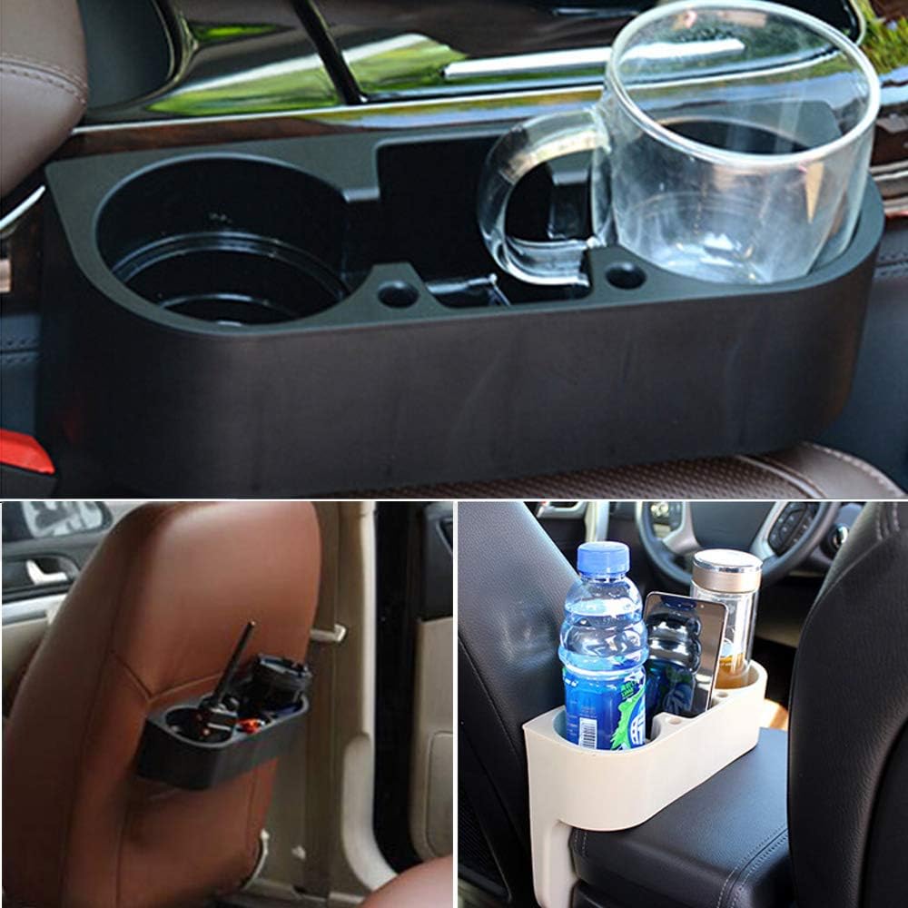 Heart Horse Cup Holder Portable Multifunction Vehicle Seat Cup Cell Phone Drinks Holder Box Car Interior Organizer (Black): Automotive
