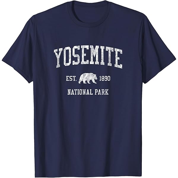 Amazon.com: Vintage Yosemite National Park California T-Shirt T