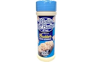 Molly McButter, Natural Butter Flavor Sprinkles, 2oz Container (Pack of 3)