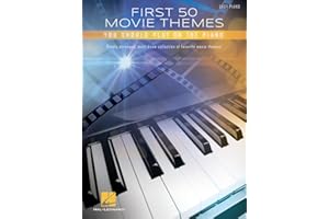 First 50 Movie Themes You Should Play on Piano Easy Piano Songbook | Iconic Film Scores and Soundtracks for Beginners | Hal Leonard Sheet Music Collection