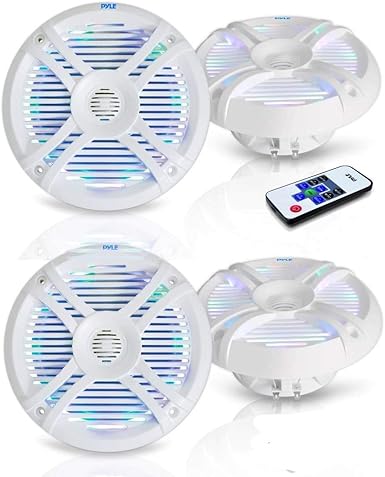 pyle led marine speakers