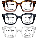 HIYANJN Bifocal Reading Glasses For Women Men Blue Light Computer Readers Clear Top Transition Ladies Eyewear