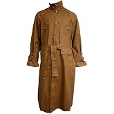 Mountain Leather Blade Runner Coat Officer K 2049 Rick Deckard Harison Ford Khaki Cotton Overcoat