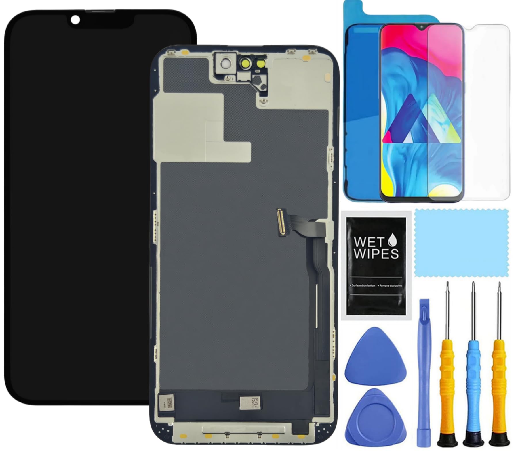 ZTOOYO for iPhone 15 Pro Max Screen Replacement for iPhone 15 Pro Max Screen Replacement kit A2651 A2893 A2896 A2894 A2895 LCD Display digitizer Touch Screen Assembly with Tools