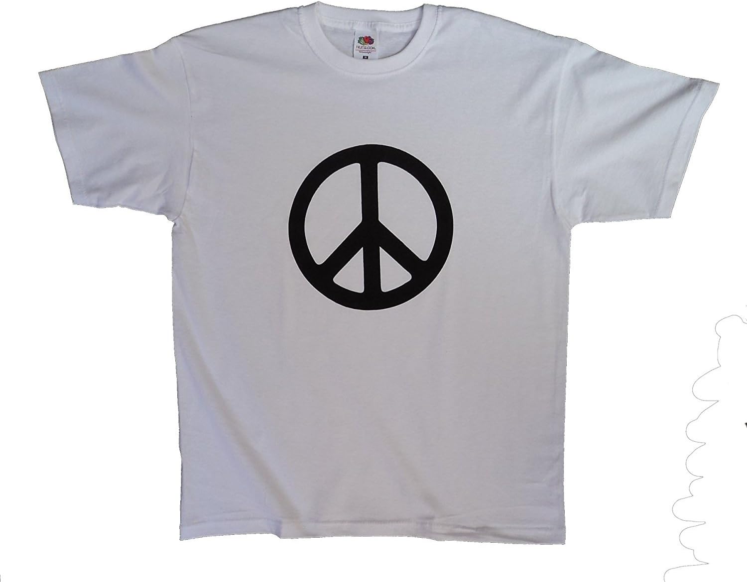 CND Logo, Peace Sign, Hippy Ban The Bomb, Men's T Shirt