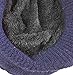 HINDAWI Womens Winter Hat Warm Knit Wool Ski Snow Caps with Visor Navy