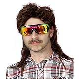 Traqur Mullet Wigs for Men 80s Costumes Fancy Party