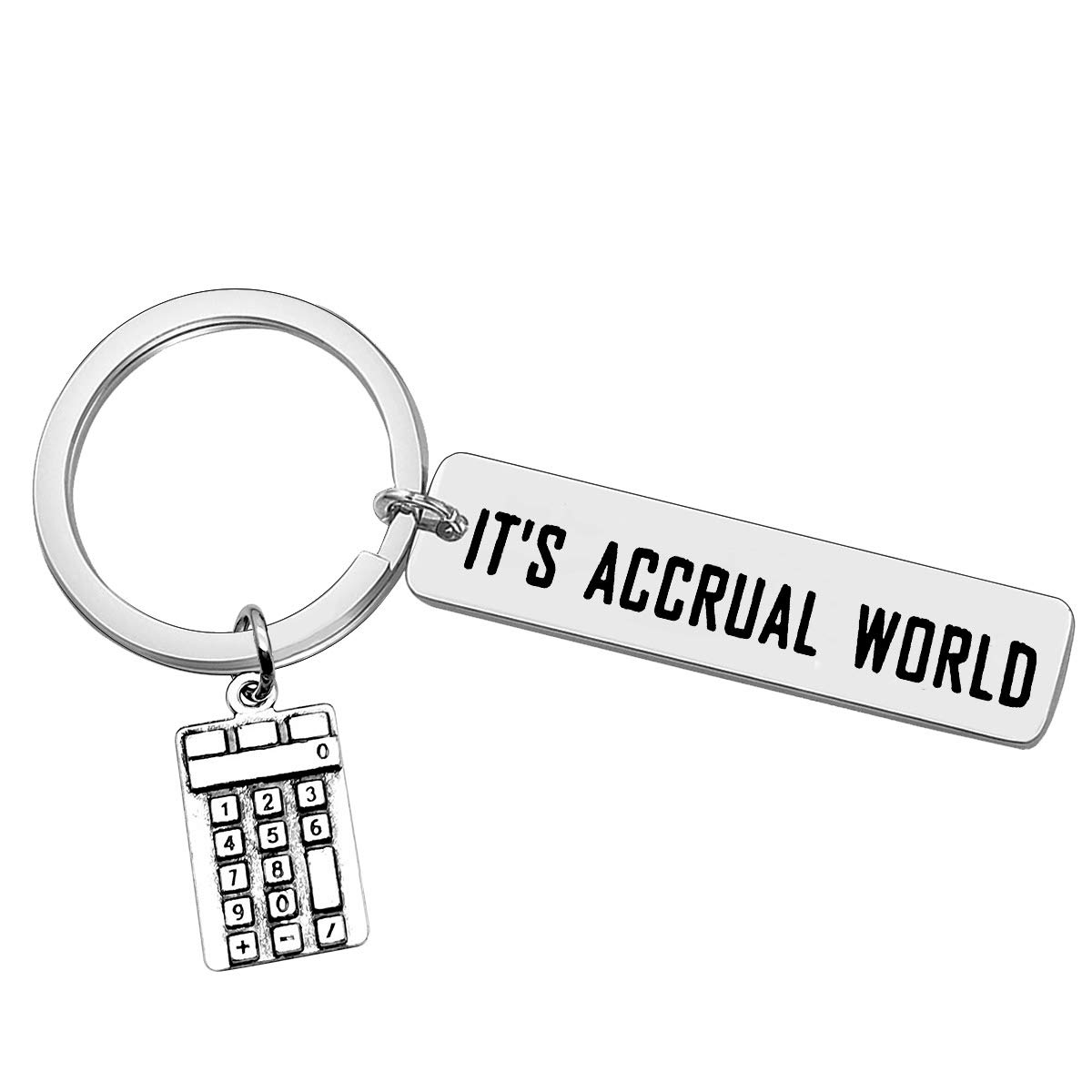 Ciyumu Accountant Keyring Accountant Gift Calculator Keychain Bookkeeper Keychain Gifts Accounting Keyring CPA Graduation Birthday Gift Stock Trader Bankers Financial Analyst Advisor Present