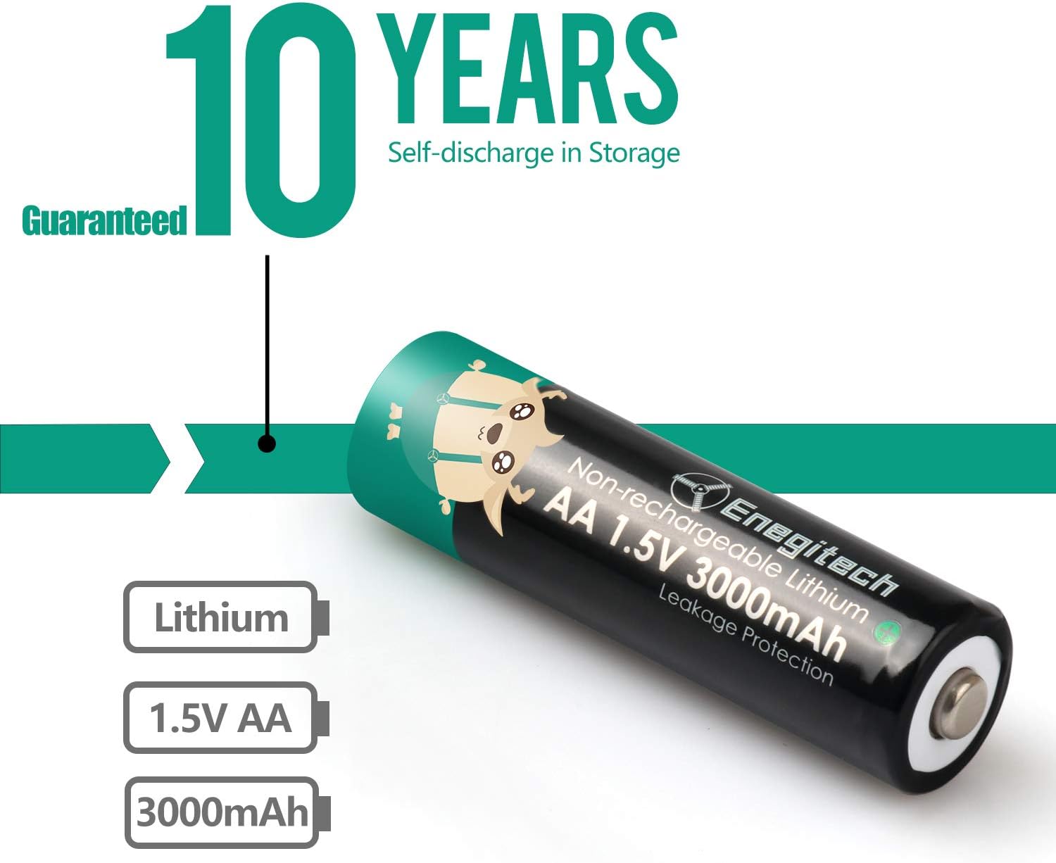 Enegitech AA Lithium Batteries - Image 3