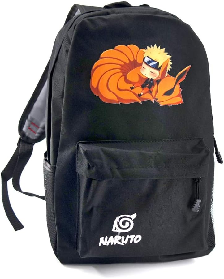 Naruto Backpack Hokage School Travel Laptop Bag for Teenagers Japanese Anime Oxford Bolsas Mochila Escolar Boys Girls Schoolbag