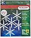 Beadery Holiday Beaded Ornament Kit, 3-Inch, Ice Crystal Snowflake, Makes 12 Ornaments