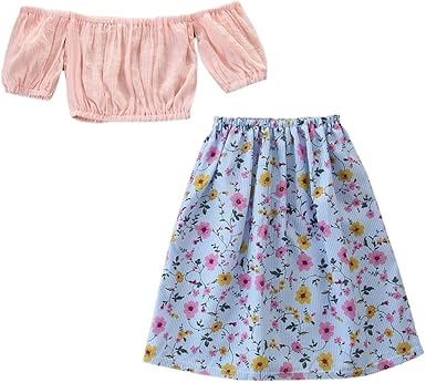 kids floral skirt