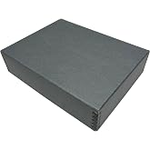 Lineco Museum Archival Storage Box, Drop Front, 9.75x12.75x3 in, Gray | Acid-Free with Metal Edge, Preserves Picture Longevity, Organize Photos, Newspapers, Prints, Documents, Crafts, DIY