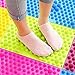 Foot Massage Mat Health Care Acupuncture Shiatsu Circulation Reflexology 2 PCS(Blue)