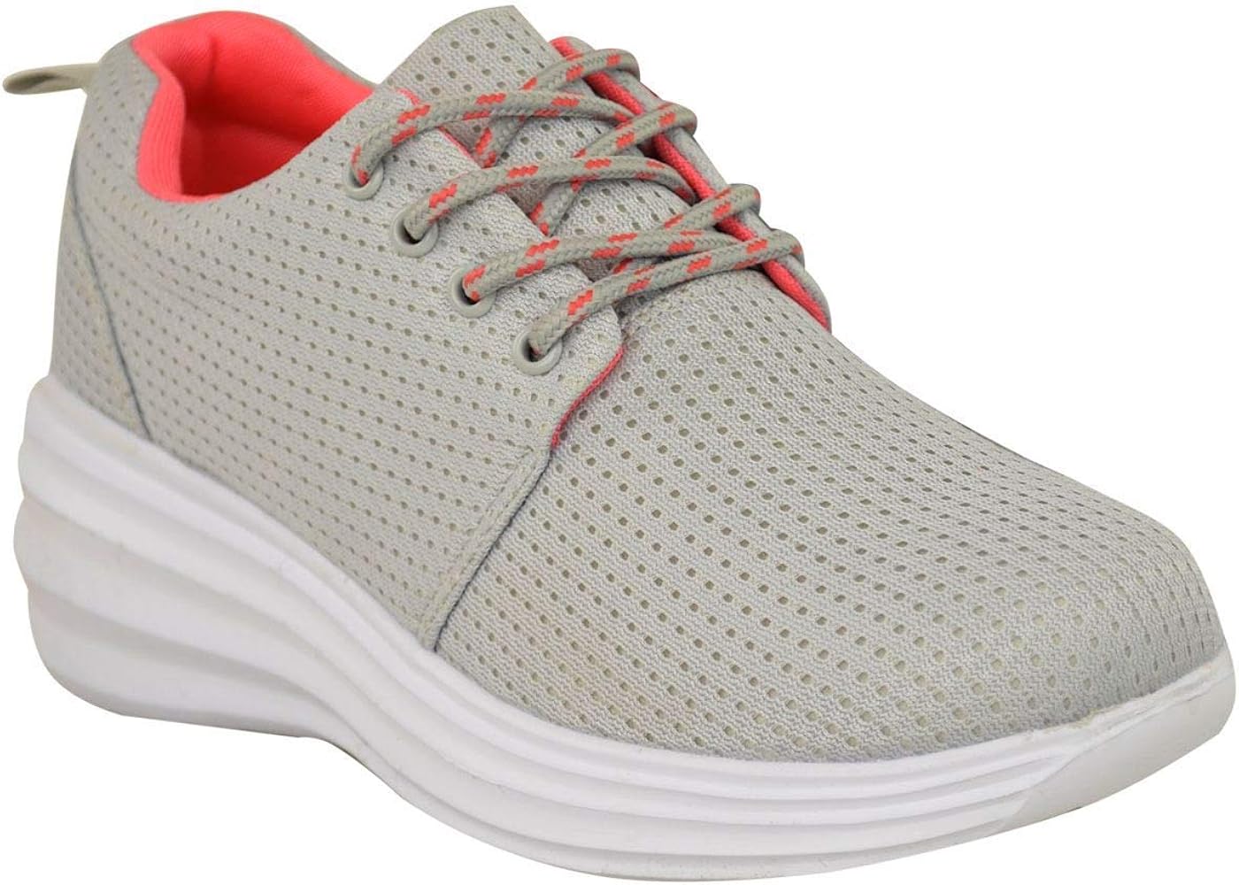 Fashion Thirsty Mujer Chica Grueso Zapatillas Grises Claro Boost ...