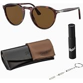 Persol PO3286S Phantos Shape Sunglasses With Official Eyewear Kit