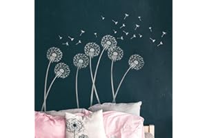 CUTTING EDGE STENCILS Dandelion Wall Stencil - Wall Art Stencils Instead of Decals - Large Stencils for Painting Wood - Painted Fence Stencils - Reusable (Medium 37" Tall)