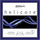 D'Addario Helicore Viola Single E String, Long Scale, Medium Tension