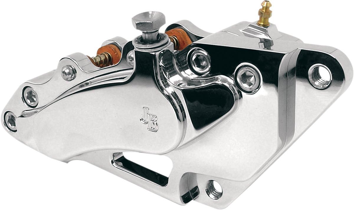 JayBrake JSix Six Piston Front Right Brake Caliper Smooth Chrome 300T062