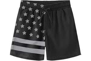 HODOSPORTS Boys Swim Trunks Swimwear Bathing Suits Swim Shorts with Pockets