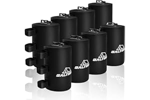 GALTEED Canopy Water Weights Bag,176LBS Tent Weights Set of 8 Canopy Leg Weights for Pop Up Canopy,Canopies,Tent,Gazebo,Black,10L/PC