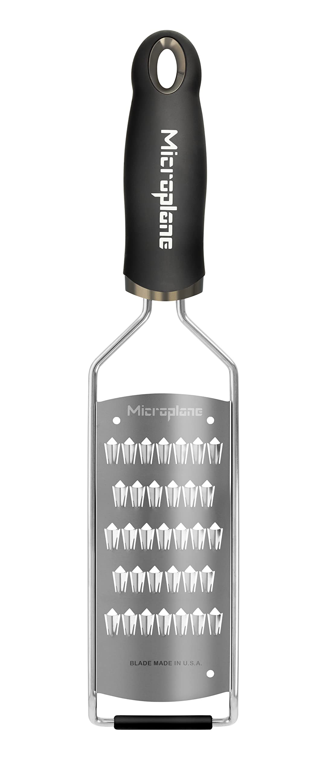 Microplane Fine Julienne Grater for Carrot, Radish, Zucchini, Potato, Apple and Beet Root with Stainless Steel Blade - Made in USA