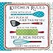 Lang Kitchen Rules Recipe Card Album by Susan Winget, Assorted