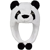 Lacheln Animal Plush Hats for Women Men Halloween Party Costume Winter Soft Warm Funny Beanies for Teen Adult