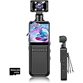 Fenpos Body Camera with Audio and Video Recording, Mini Wearable Body Worn Cam Sports & Action Video Cameras with 64G Card