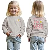 CM C&M WODRO Toddler Girl 2nd Birthday Sweatshirt I’M Two Cute Birthday Pullover Shirt Baby Crewneck Long Sleeve Fall Outfit
