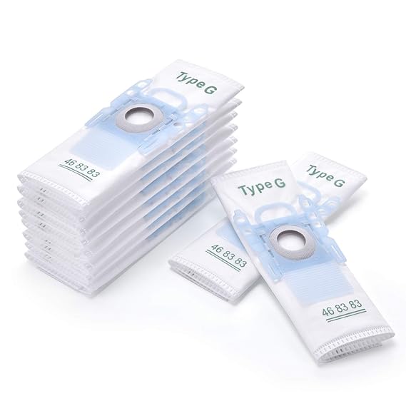 10 Staubsaugerbeutel Filterbeutel für Bosch Type G/Siemens Megafilt Super Tex BBZ41FG 468383