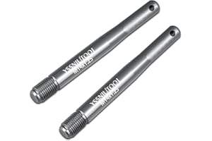YSSNIUTOOL 2PCS Wheel Hanger Alignment Pin Guide Tool,Wheel Lug Bolt Automotive Mechanic Tool,Wheel Alignment Pin Compatible with Audi Volkswagen Benz Ect (Forged with Aluminum Alloy M14X1.25 2PCS)