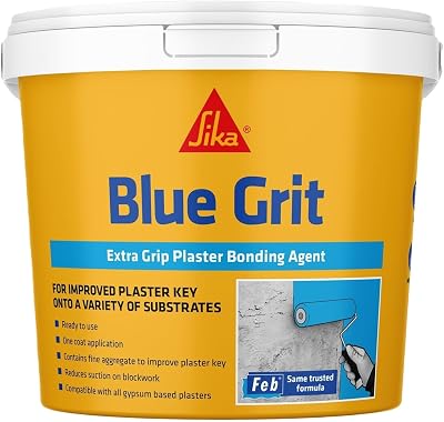 Sika Blue Grit Extra Grip Plaster Bonding Agent 10 L Ready To Use