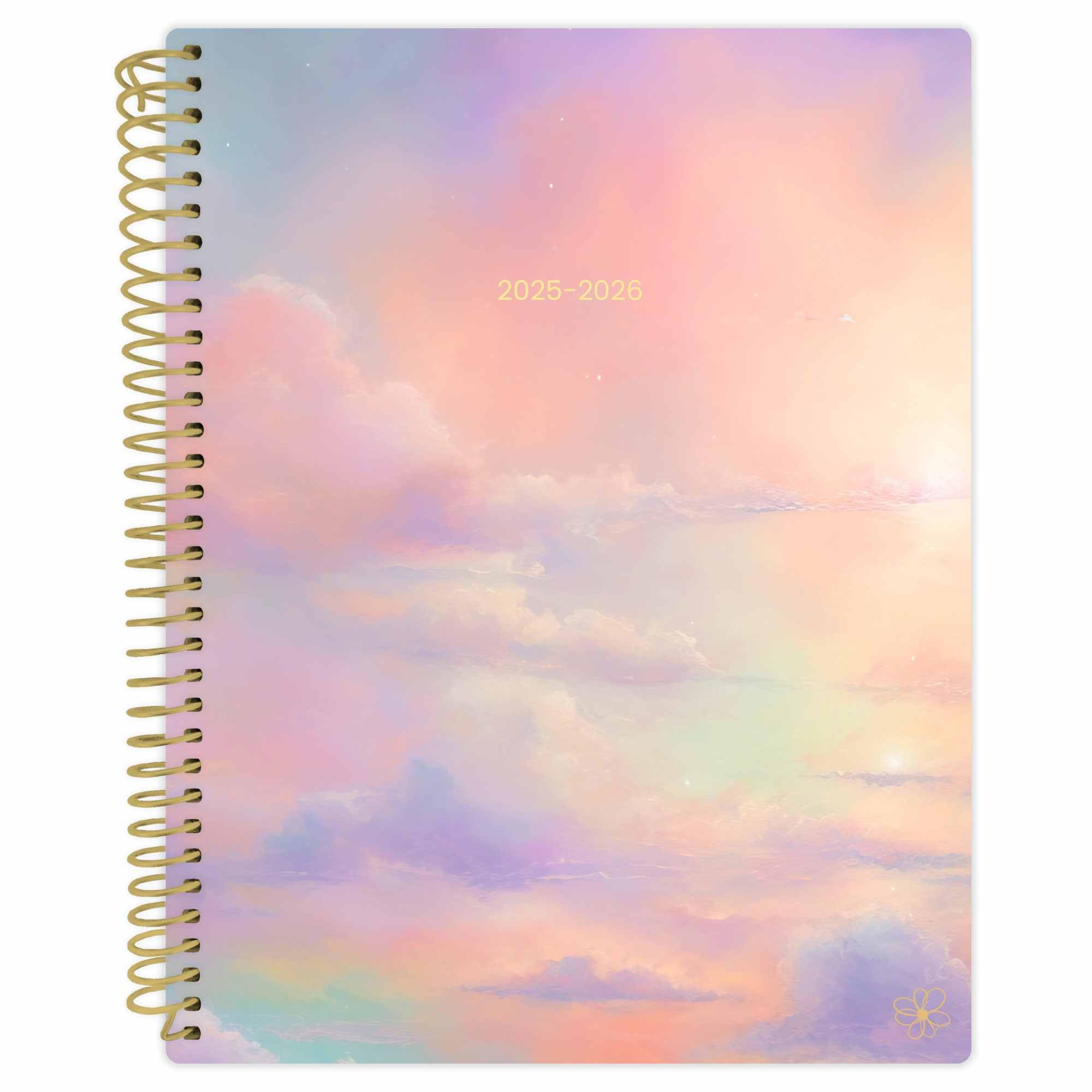 Photo 1 of Daisy by bloom daily planners 2025-2026 Academic Year Student Planner (July 2025 - July 2026) - Elementary Through Middle School Calendar Agenda Book - 7” x 9" - Cotton Candy Clouds