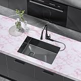 Arthome Pink Marble Contact Paper 43.5cmx200cm Self Adhesive Waterproof view 4