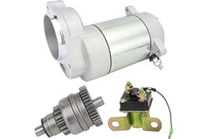 Soarider Starter & Bendix & Relay for Polaris 1985-2003 Xplorer Trail Blazer Trail Boss Scrambler Big Boss Sportsman Sport Xpress 400 350 300 250, 3085393 3084403 3083760 3083646 SM13298 SM-8 18331