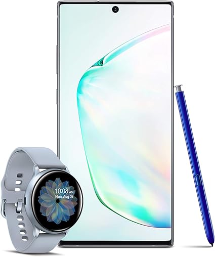 note 10 plus aura glow silver